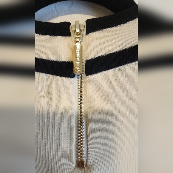 Alexia Admor Beige Mini Dress with Black Accents - Picture 5 of 6